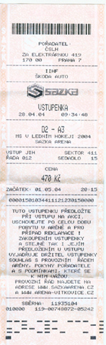 Ticket AUT-GER