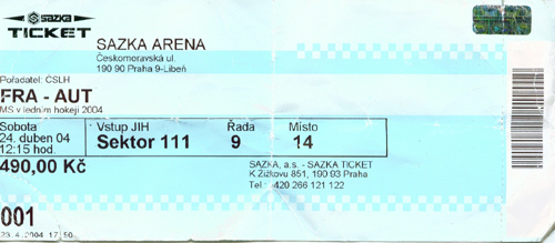 Ticket FRA-AUT